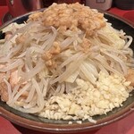 ラーメン二郎 - 『豚2枚ラーメン 全マシ』