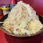 ラーメン二郎 - 『豚1枚ラーメン ニンニクヤサイ』