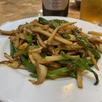 隆盛園 - チンジャオロース(小)②