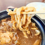 とん汁うどん だっぺ - カレーがよく絡みます