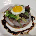 レストラン タニ - イワシのマリネと夏野菜のマリネのサラダ仕立て
