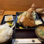 とんかつ しお田 - 海老ロース御膳（2025年5月5日撮影）