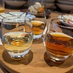 東京チャイニーズ 一凛 - 中国酒3種飲み比べ