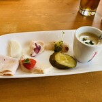 ロルノ - 本日の前菜盛り合わせ。