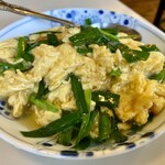 香港小厨 - 料理写真:「選べるお酒セット」のニラと玉子炒め