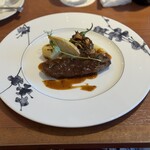 レストラン リヴィエール - 牛ミスジのグリエ　ジャガイモのミルフィーユとグリル野菜