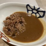 おうちごはん てんさいとう - 発芽玄米ごはんでのミニカレー　