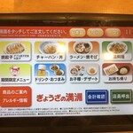 ぎょうざの満洲 鳩ヶ谷駅前店 - 注文用端末