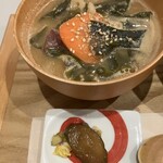 おうちごはん てんさいとう - ミニカレーのハーフ具沢山味噌汁