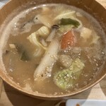おうちごはん てんさいとう - 具沢山味噌汁　