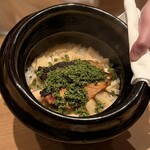 わたなべ - トキシラズと筍の土鍋ご飯