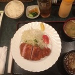 とんかつおおみや - おろしカツ定食　1100円