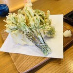 蕎麦にしざわ - 天ぷら