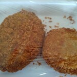 肉と惣菜の店 ながおか - メンチカツ　200円
チーズフォンデュコロッケ　135円