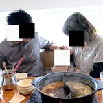 しゃぶ葉 - 長男と次男と孫と嫁の合計5名です！