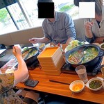 しゃぶ葉 - 久々に子供との会食は話も弾みましたよ！