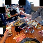しゃぶ葉 - 豚バラと鶏肉を６５皿注文しました！店は悲しんでいると思います（笑）