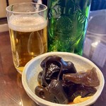 やま竹 - ハートランド＆きくらげ（お通し）