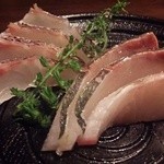 美の - (8/15)お刺身（シマアジ、真鯛）