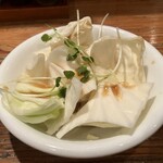 炭焼雷 - キャベツ盛り