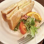 Café Mercado ミサキ - モーニングD(ホットサンド・ポテト)