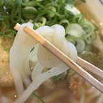 ウエストうどん - 麺はこんな感じ