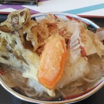 奥越前　はいから茶屋 - 九頭竜まいたけ天ぷらおろしそば