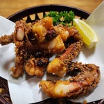 鮒忠 - イカゲソの唐揚げ