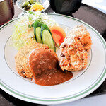 サンライズヒルズ カントリークラブ - オリーブメンチカツ＆鶏のから揚げ