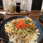 ポタ亭 - とん平焼き　キャベツ多めで美味し！