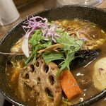 ルー&スープカレー ボナンザ - チキンスープカレー、中辛