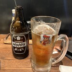 ポタ亭 - 黒ホッピー　安定の美味さ！