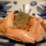 くろぎ - 香箱蟹三杯酢掛け
