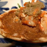 くろぎ - 香箱蟹三杯酢掛け