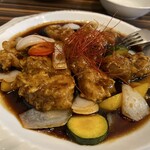 炭味家 - 酢豚は酸味が効いて美味しかった！