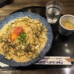 洋麺屋 五右衛門 - 料理写真:たらこと湯葉とモッツァレラチーズのカルボナーラ　大盛