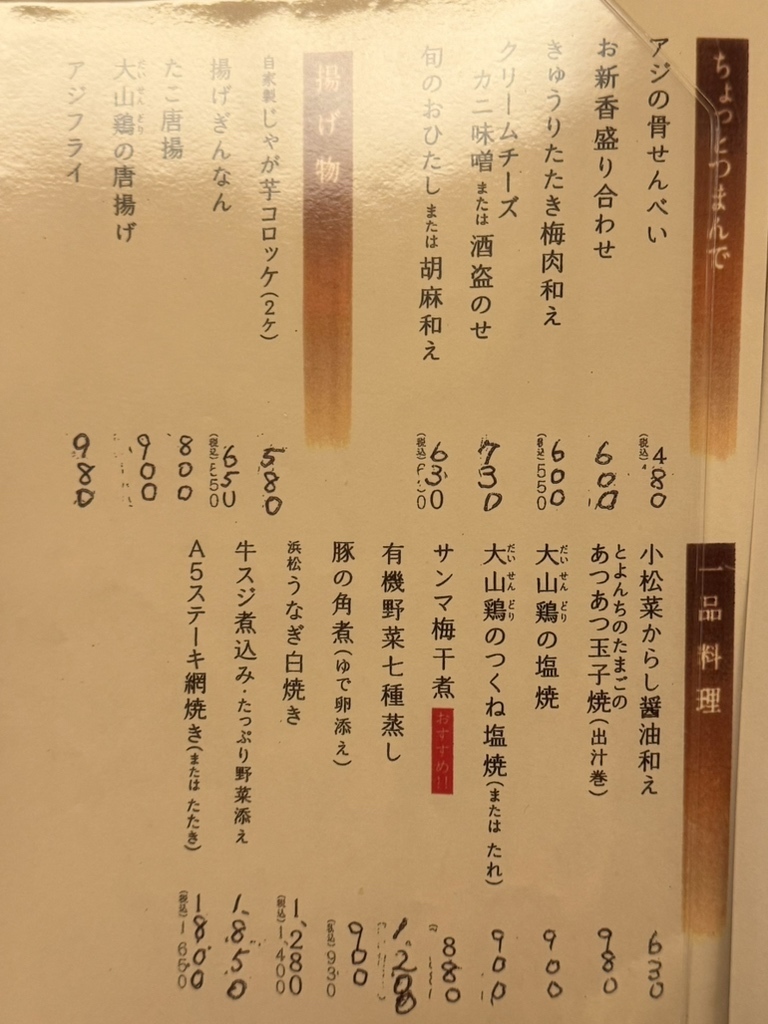 メニュー写真 : たけ美 （たけみ） - 目黒/居酒屋 | 食べログ