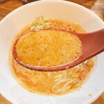 麺屋 一八 - プレミアム担々麺(スープ)