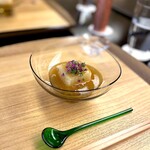 298404050 - 猪口 長芋羹 山葵ジュレ