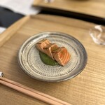 赤坂 菊乃井 - 桜鱒燻焼き