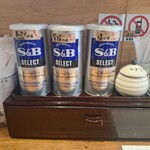 麺処 天川 - こしょう4種類