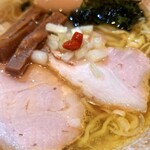 麺処 天川 - 味玉塩らあめん(麺大盛)