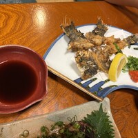 すし一 - おこぜの骨の唐揚げ