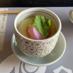 うなぎ 鷺邸 - 同じく前菜の「茶碗蒸し」