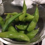 炭火やきとり おざき - 枝豆