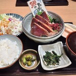 馳走宇和海 がいや丸 - 料理写真:カツオのタタキ定食