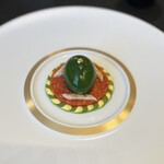 ガストロノミー ジョエル・ロブション - 東京うこっけい卵 マグロ中トロ