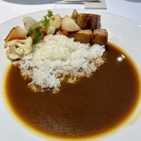 ラ・ファソン 古賀 - ソースキューリー　豚バラ肉トッピング◎
