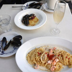 Les deux Bleue - サーモンとイクラのディル