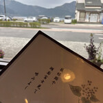 そば処みよし - メニュー表。